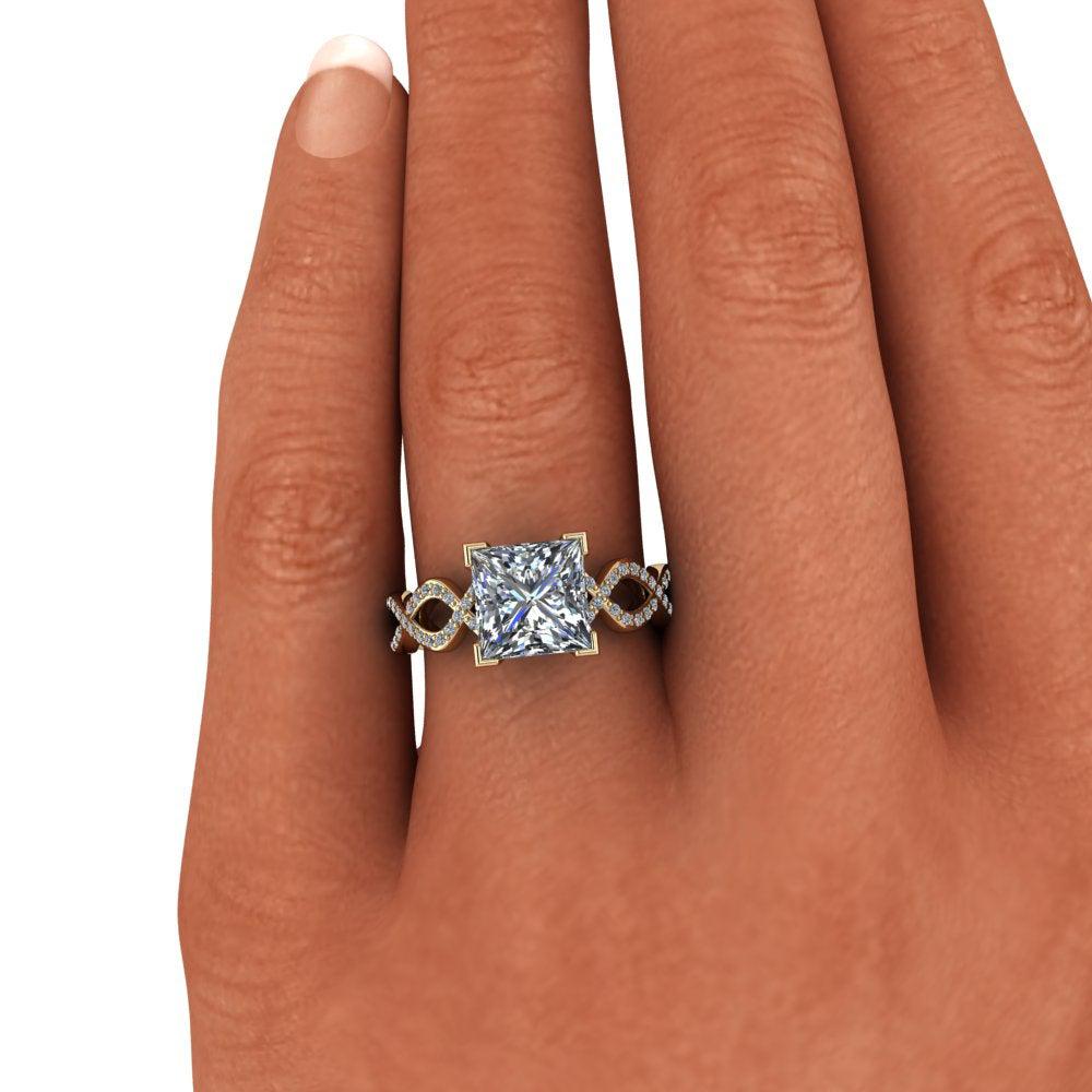 925 Silver Engagement Ring Bel Viaggio Designs, LLC