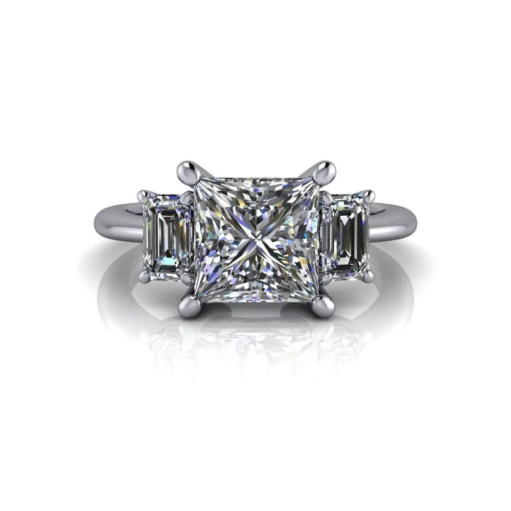 Sterling Silver Engagement Ring Bel Viaggio Designs, LLC