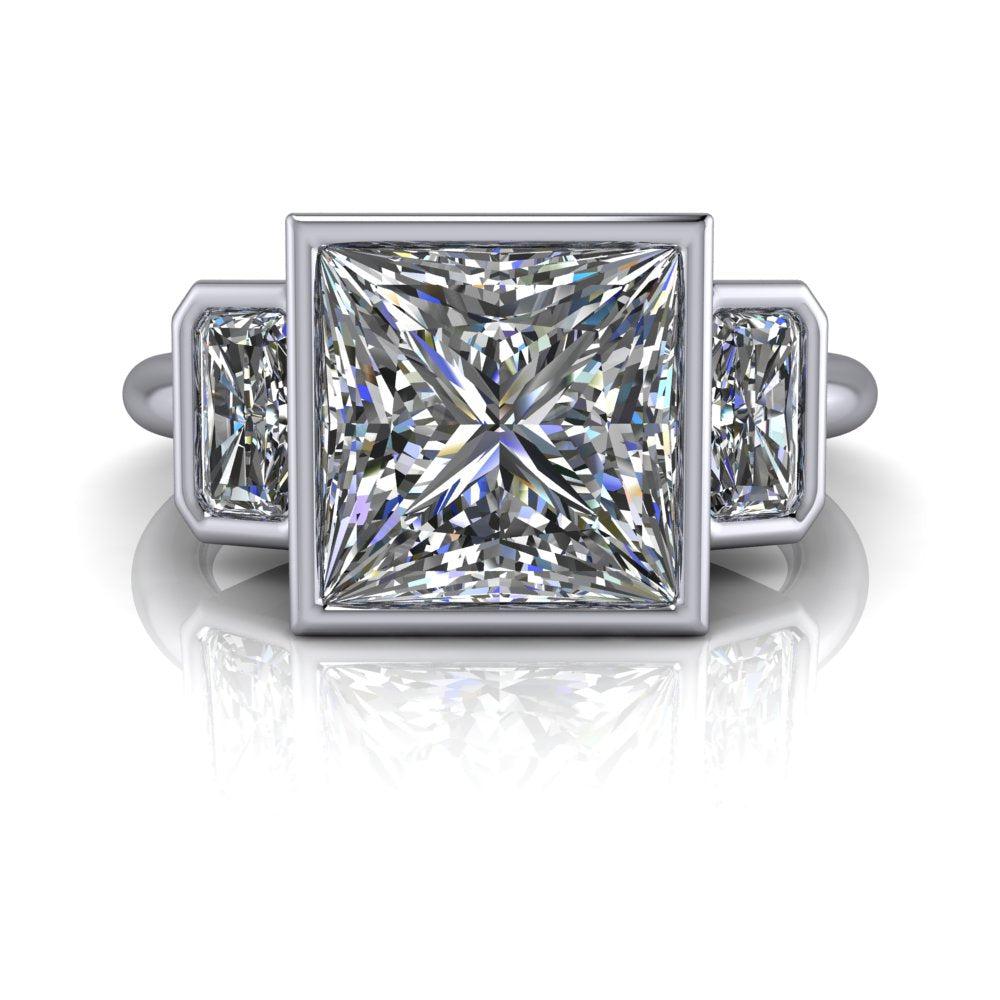 925 Silver Engagement Ring Bel Viaggio Designs, LLC