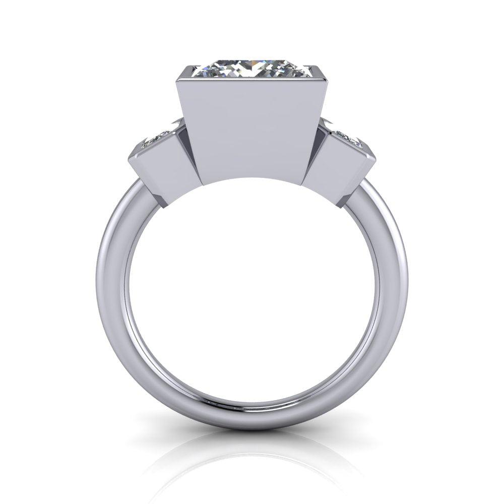 925 Silver Engagement Ring Bel Viaggio Designs, LLC