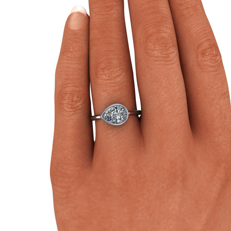 925 Silver Engagement Ring Bel Viaggio Designs, LLC