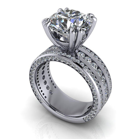 925 Silver Engagement Ring Bel Viaggio Designs, LLC