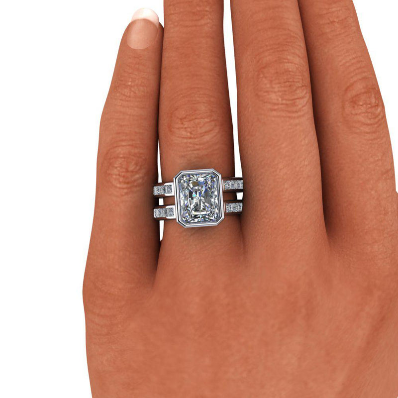 925 Silver Engagement Ring Bel Viaggio Designs, LLC