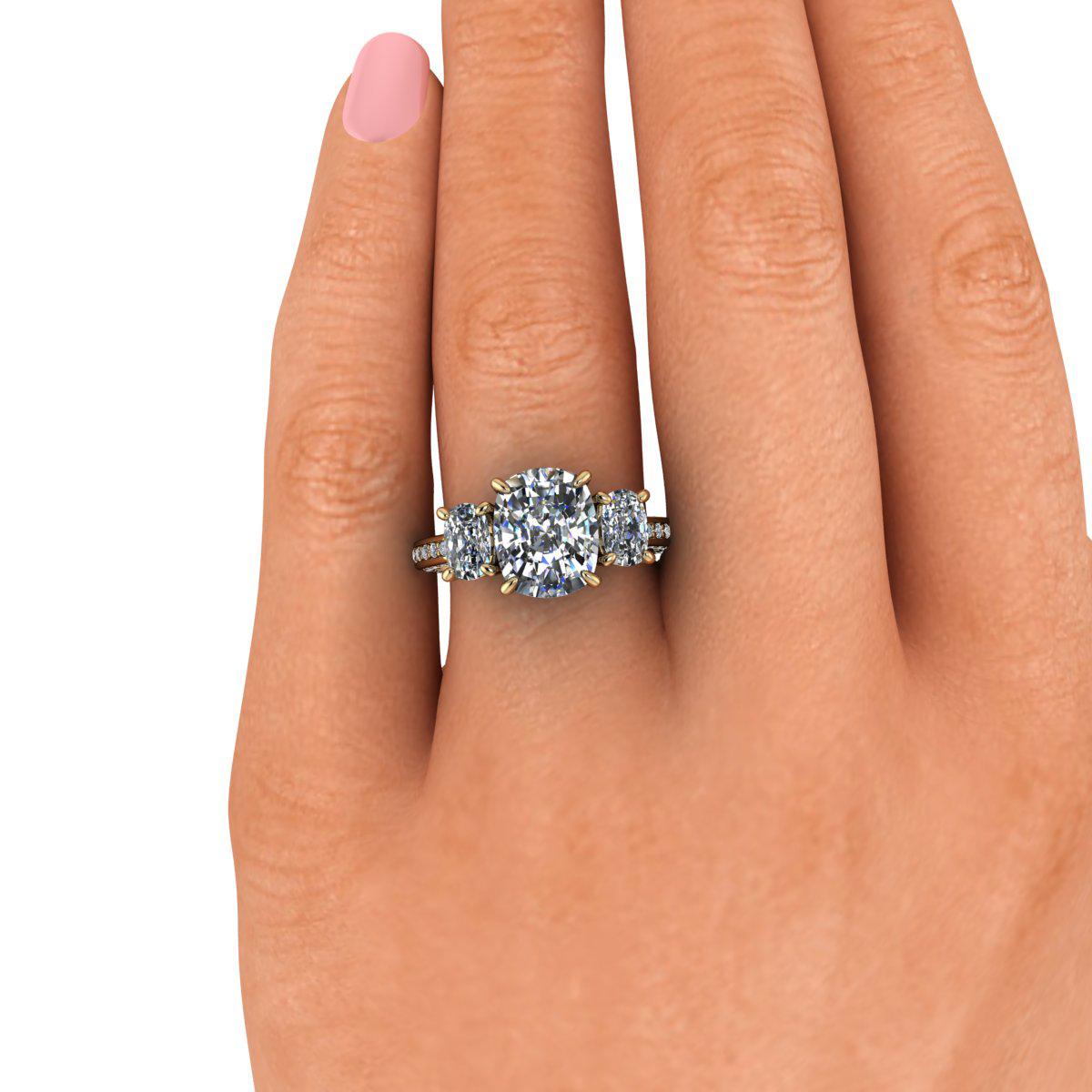 925 Silver Engagement Ring Bel Viaggio Designs, LLC