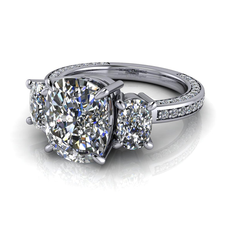 925 Silver Engagement Ring Bel Viaggio Designs, LLC