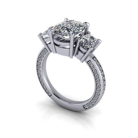 925 Silver Engagement Ring Bel Viaggio Designs, LLC