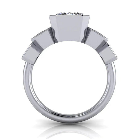 925 Silver Engagement Ring Bel Viaggio Designs, LLC