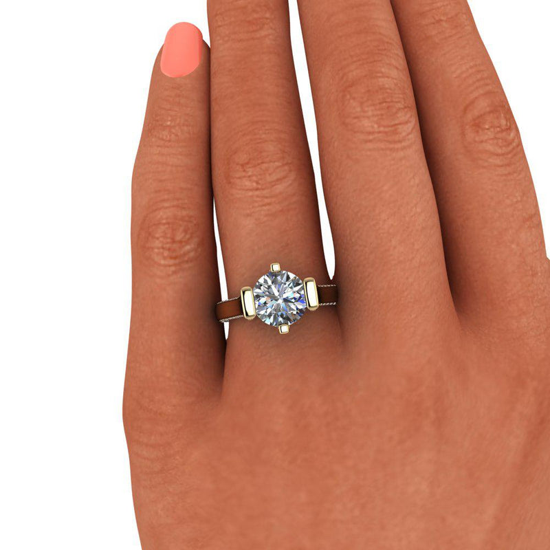 925 Silver Engagement Ring Bel Viaggio Designs, LLC