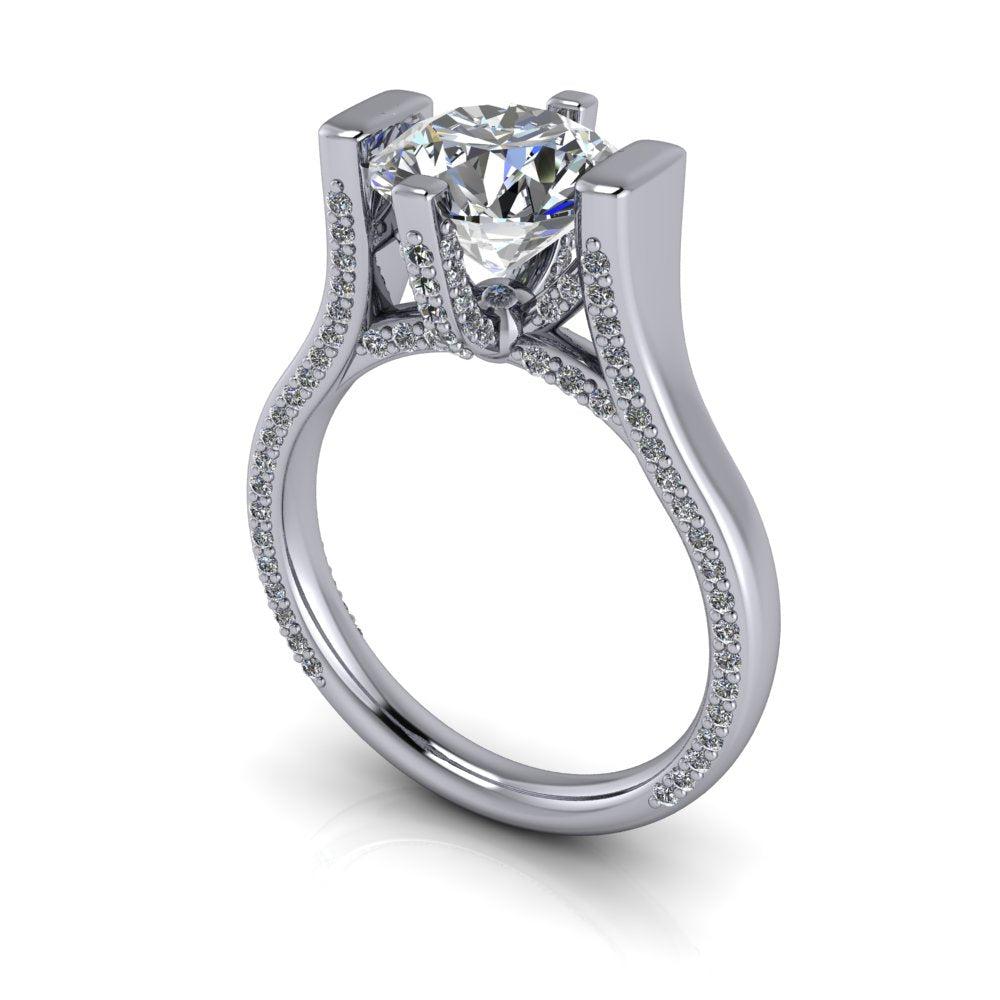 925 Silver Engagement Ring Bel Viaggio Designs, LLC