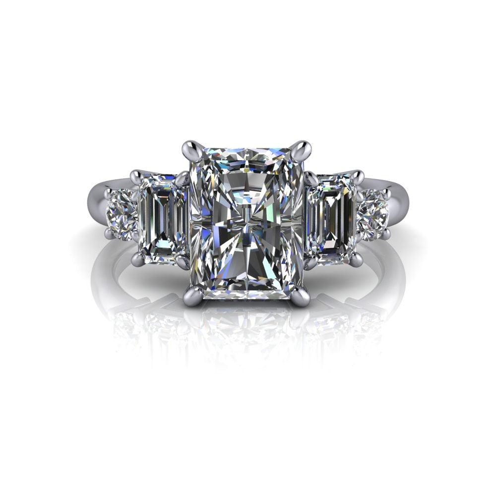 925 Silver Engagement Ring Bel Viaggio Designs, LLC