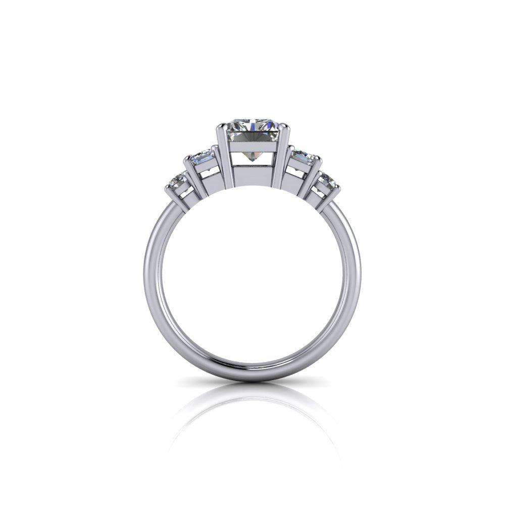 925 Silver Engagement Ring Bel Viaggio Designs, LLC