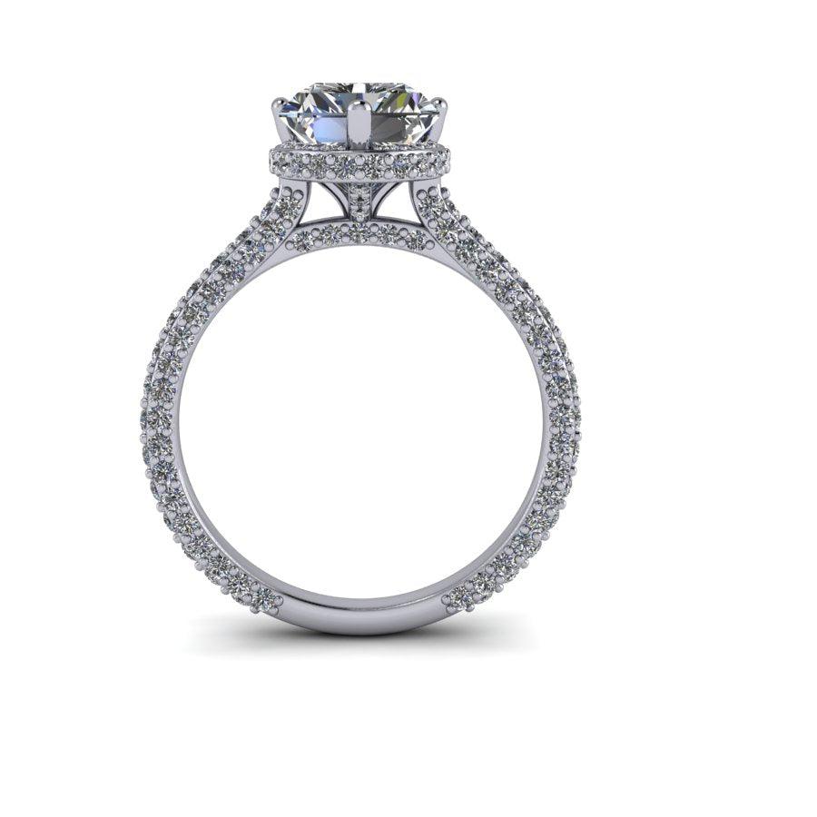 925 Silver Engagement Ring Bel Viaggio Designs, LLC