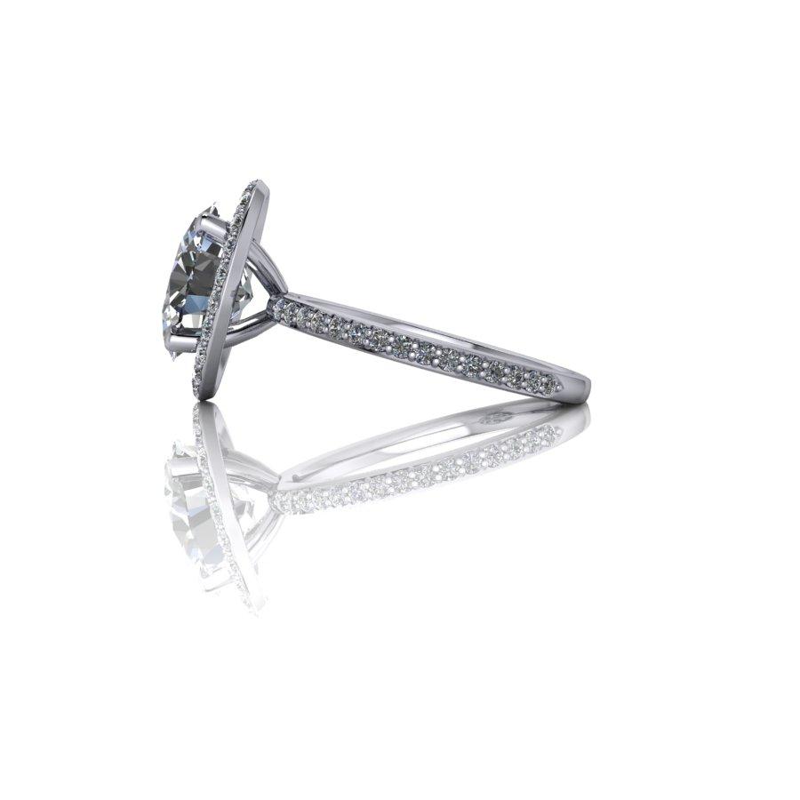 925 Silver Engagement Ring Bel Viaggio Designs, LLC