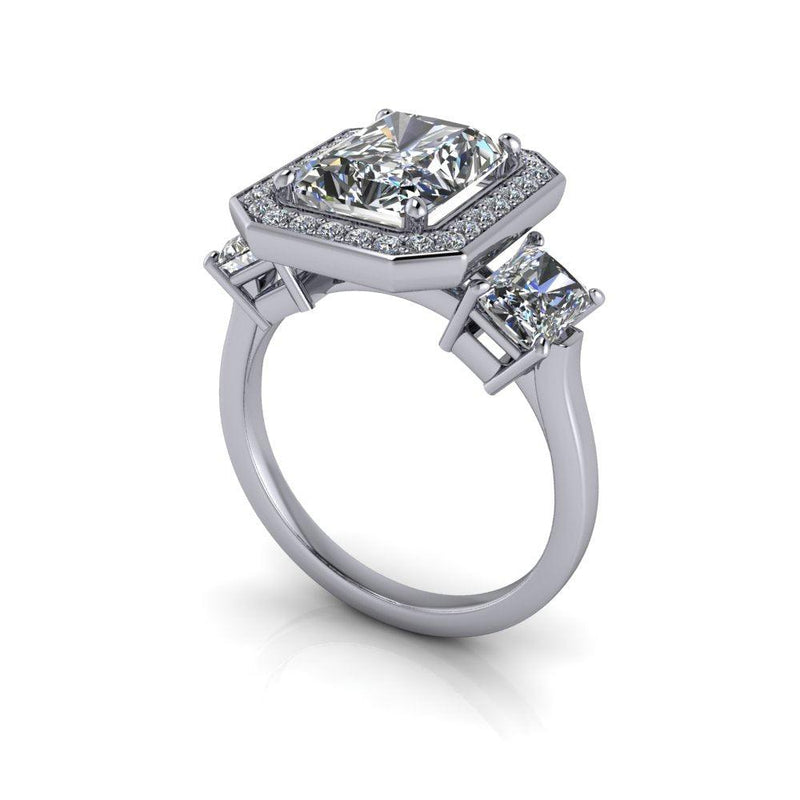 925 Silver Engagement Ring Bel Viaggio Designs, LLC