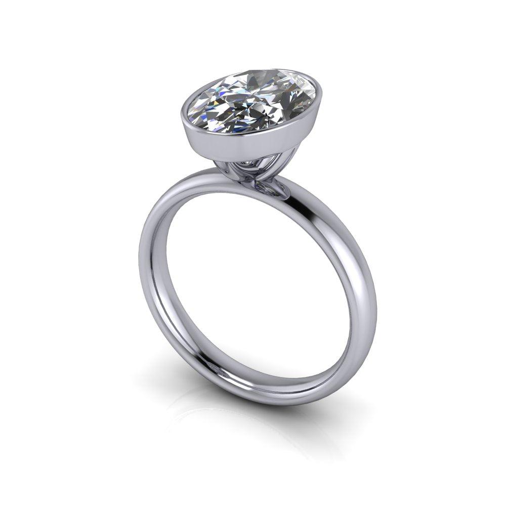 925 Silver Engagement Ring Bel Viaggio Designs, LLC