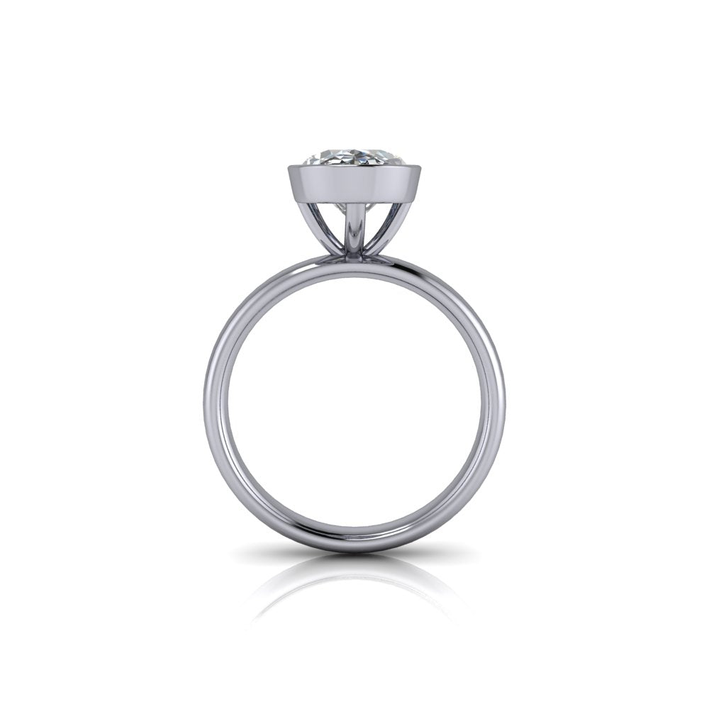 925 Silver Engagement Ring Bel Viaggio Designs, LLC