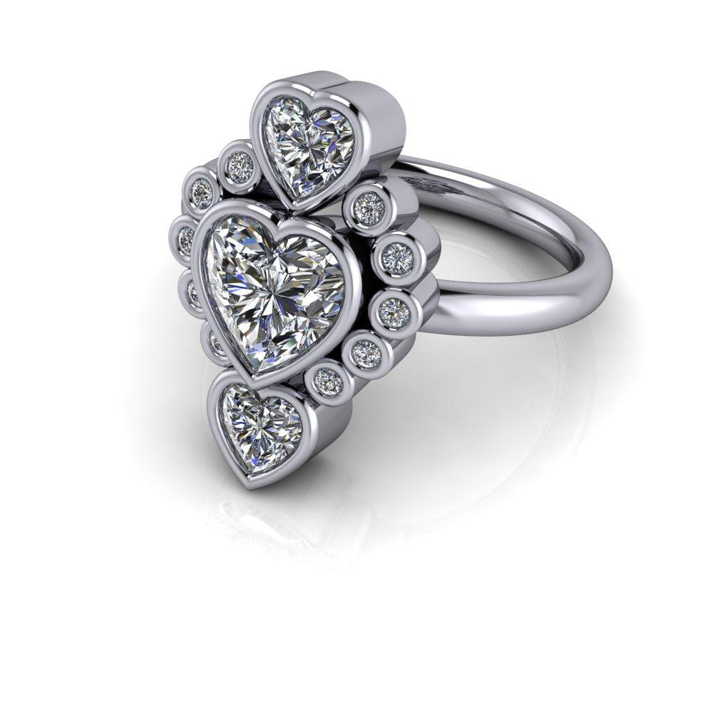 925 Silver Engagement Ring Bel Viaggio Designs, LLC