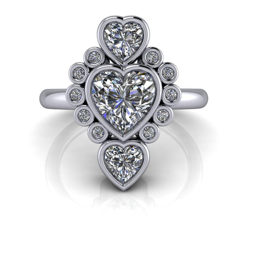 925 Silver Engagement Ring Bel Viaggio Designs, LLC