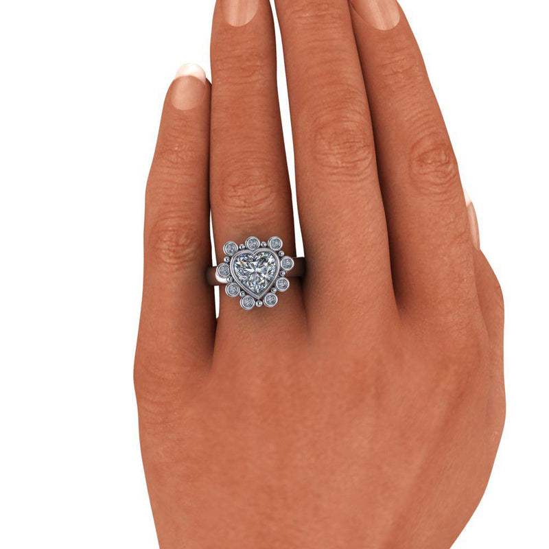 925 Silver Engagement Ring Bel Viaggio Designs, LLC