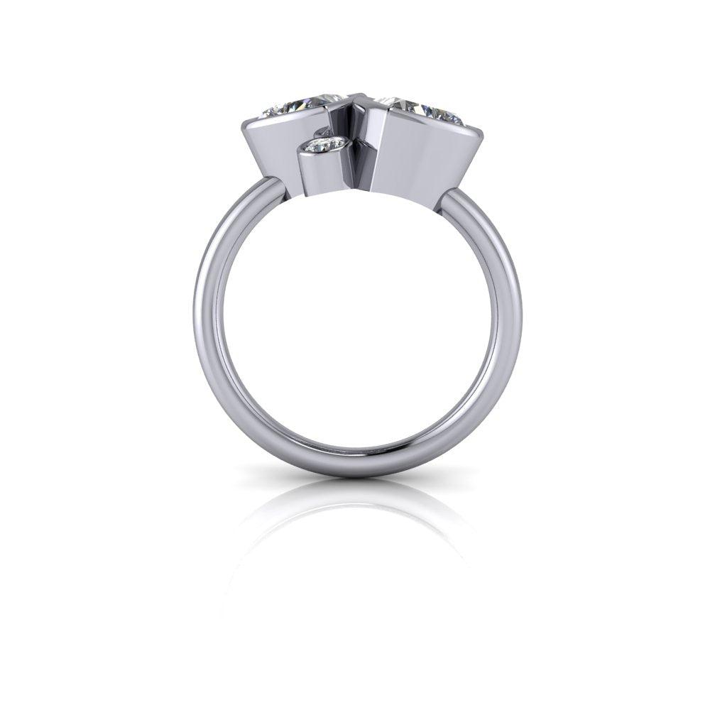 925 Silver Engagement Ring Bel Viaggio Designs, LLC