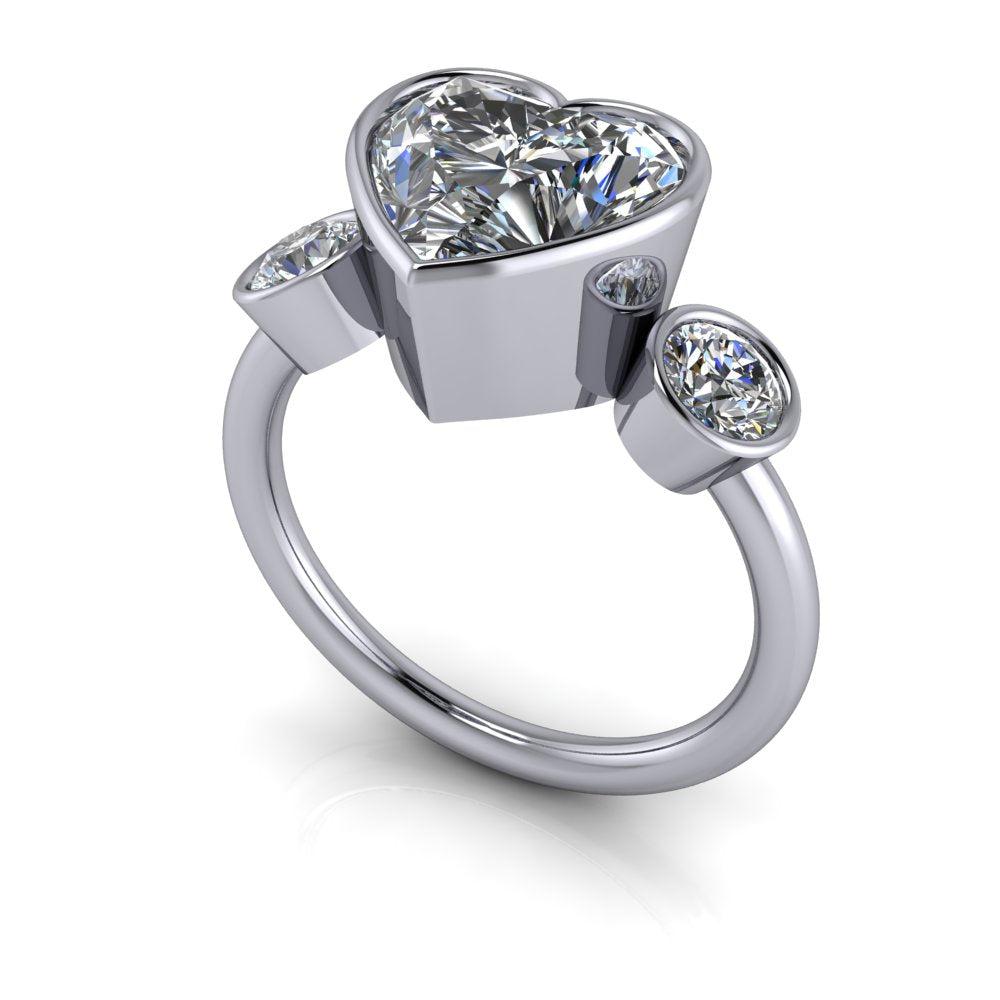 925 Silver Engagement Ring Bel Viaggio Designs, LLC