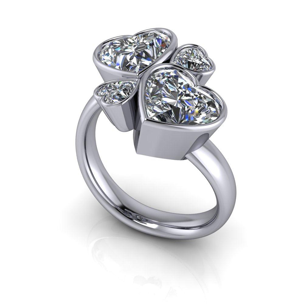 925 Silver Engagement Ring Bel Viaggio Designs, LLC