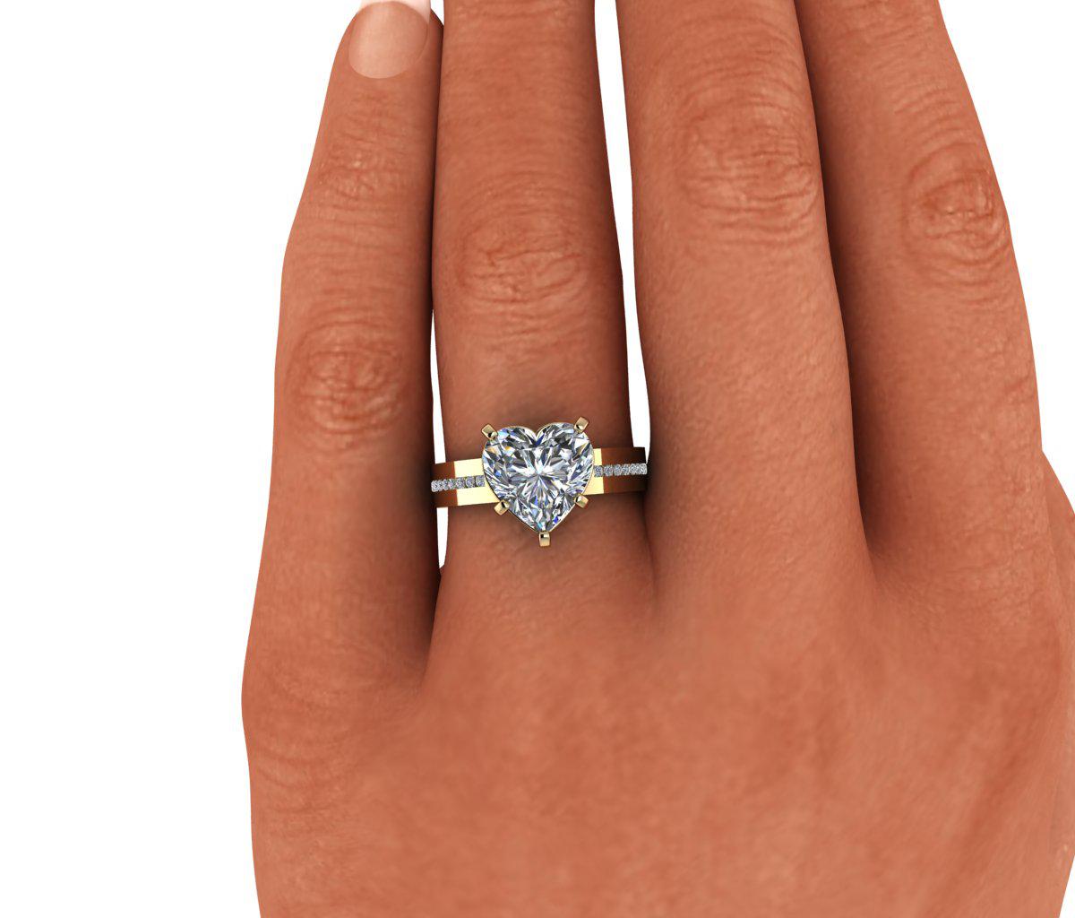 925 Silver Engagement Ring Bel Viaggio Designs, LLC