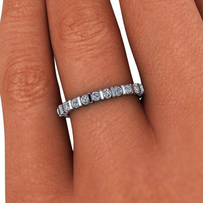 925 Silver Wedding band Bel Viaggio Designs, LLC