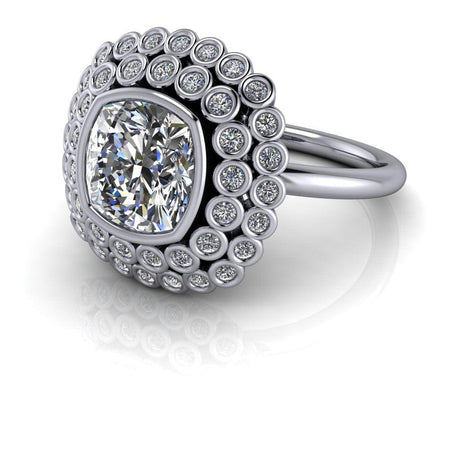 925 Silver Engagement Ring Bel Viaggio Designs, LLC