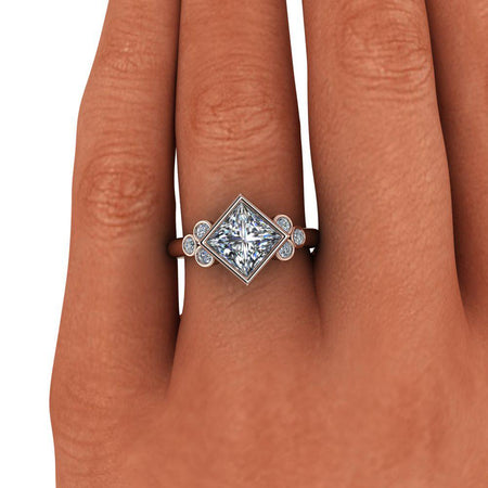 925 Silver Engagement Ring Bel Viaggio Designs, LLC