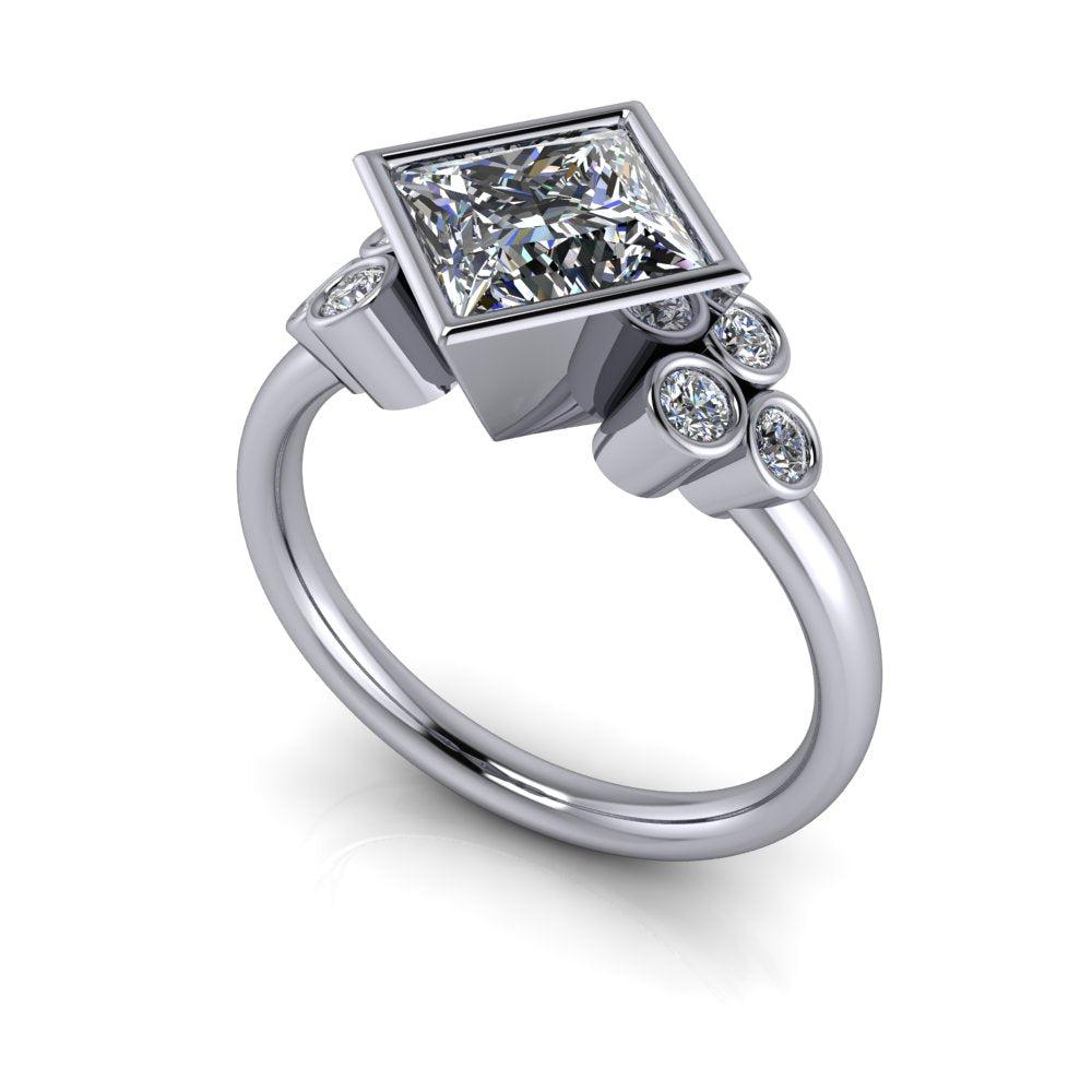 925 Silver Engagement Ring Bel Viaggio Designs, LLC