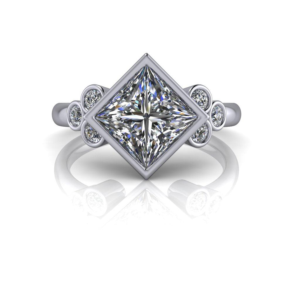 925 Silver Engagement Ring Bel Viaggio Designs, LLC