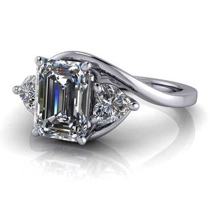 10kt white gold Engagement Ring Bel Viaggio Designs, LLC