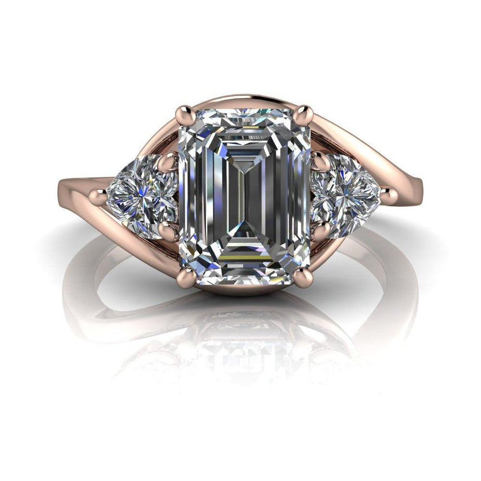 10kt rose gold Engagement Ring Bel Viaggio Designs, LLC