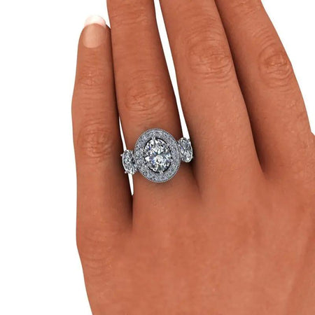 10kt rose gold Engagement Ring Bel Viaggio Designs, LLC