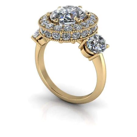 10kt yellow gold Engagement Ring Bel Viaggio Designs, LLC