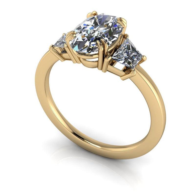 10kt yellow gold Engagement Ring Bel Viaggio Designs, LLC