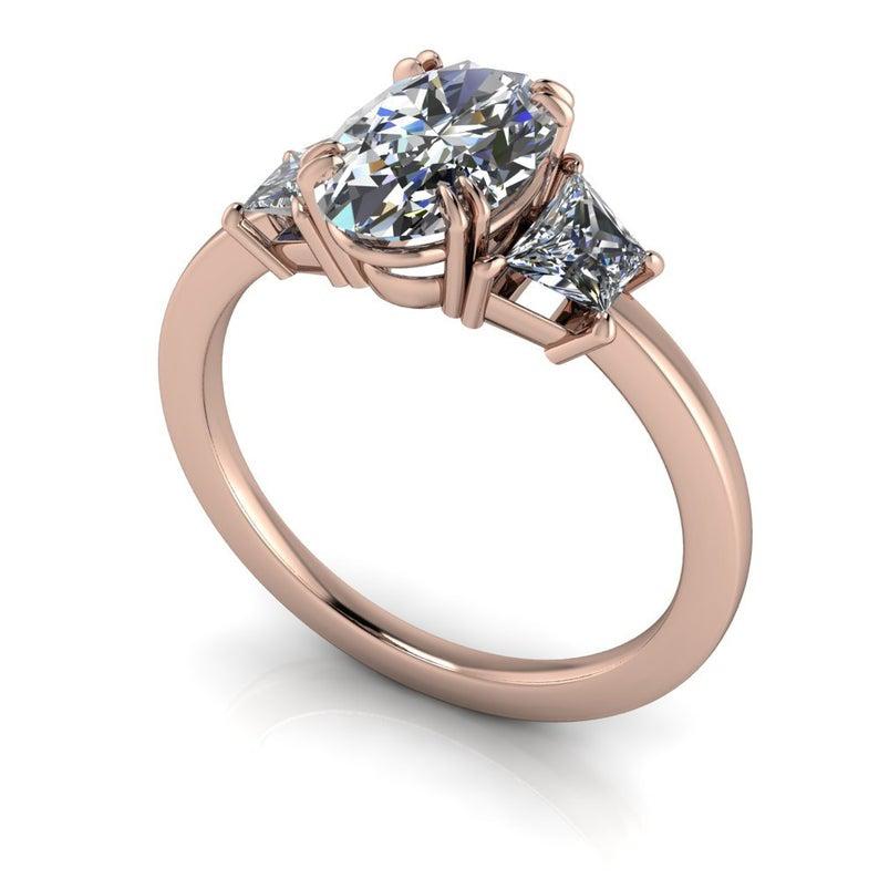 10kt rose gold Engagement Ring Bel Viaggio Designs, LLC