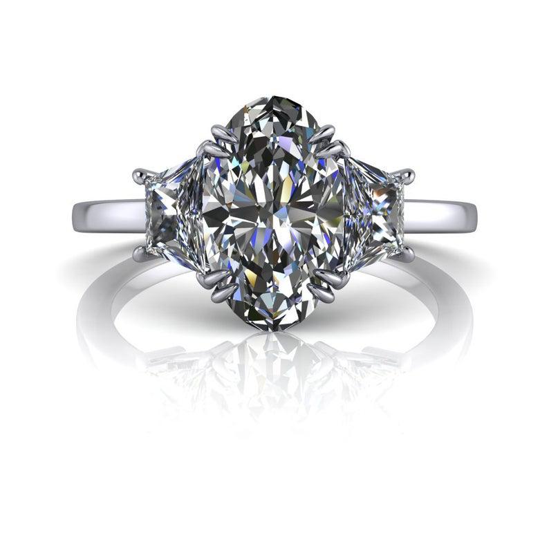 10kt white gold Engagement Ring Bel Viaggio Designs, LLC