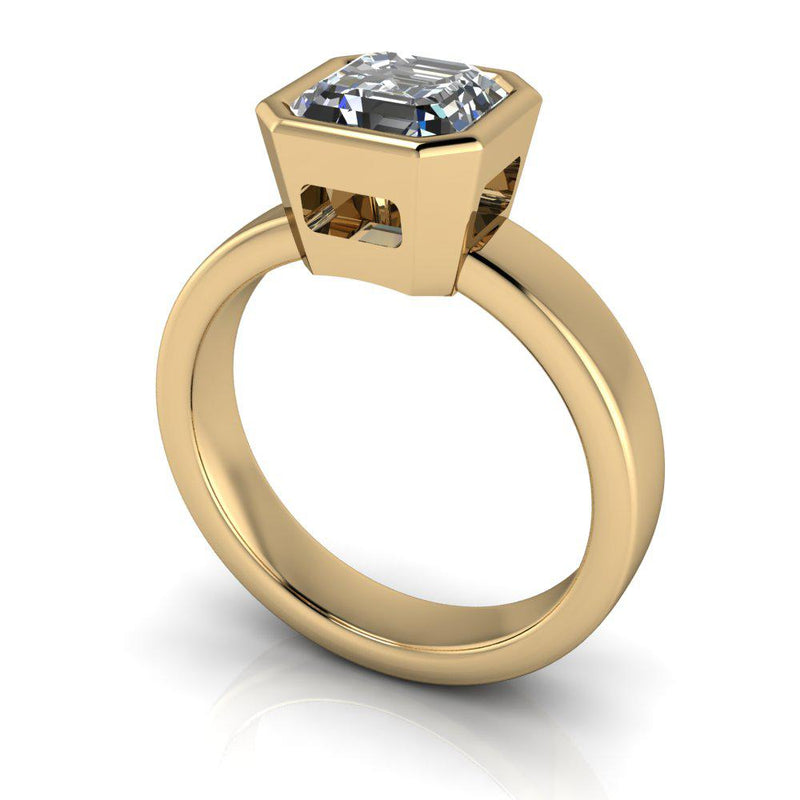 10kt yellow gold Engagement Ring Bel Viaggio Designs, LLC