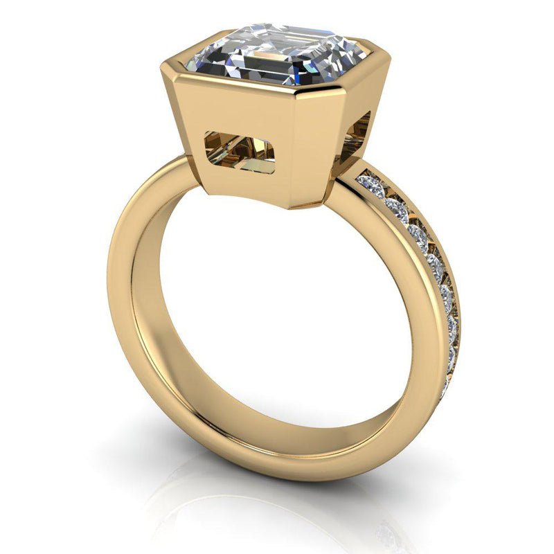 10kt yellow gold Engagement Ring Bel Viaggio Designs, LLC