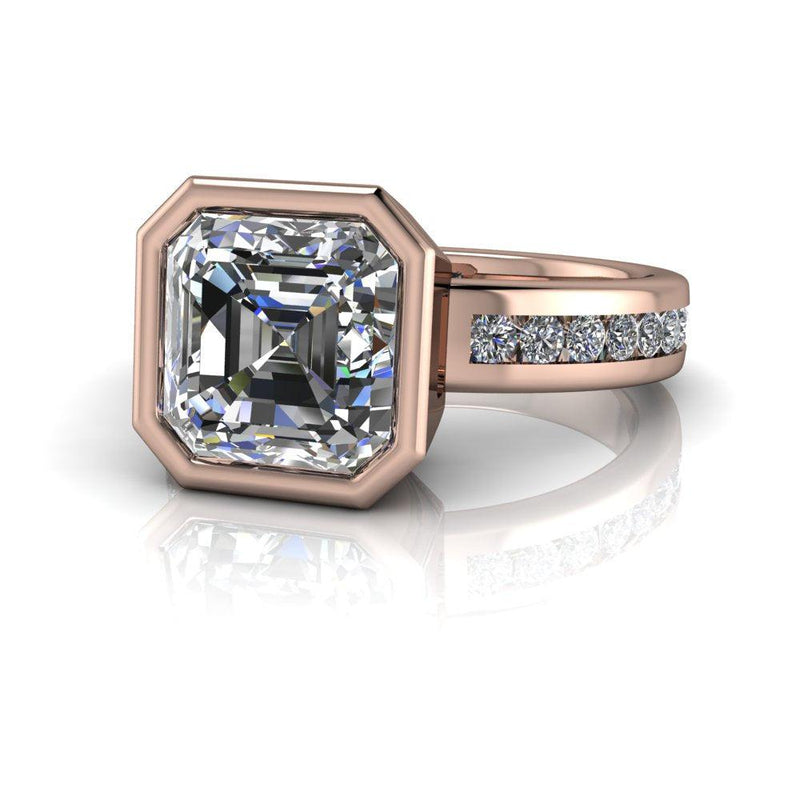 10kt rose gold Engagement Ring Bel Viaggio Designs, LLC