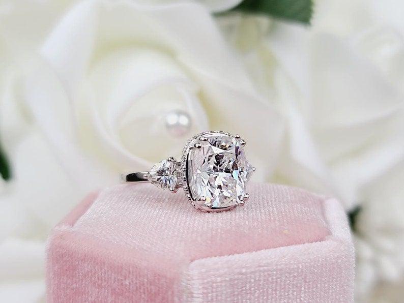 10kt white gold Engagement Ring Bel Viaggio Designs, LLC