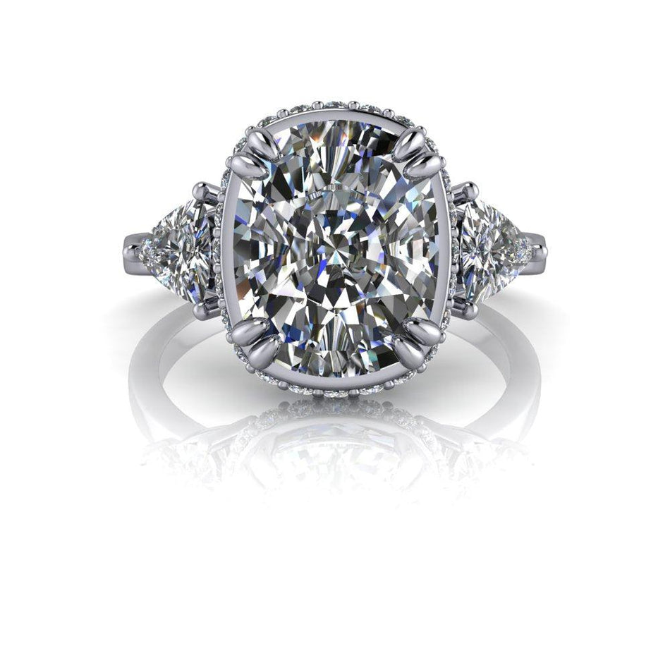 10kt white gold Engagement Ring Bel Viaggio Designs, LLC