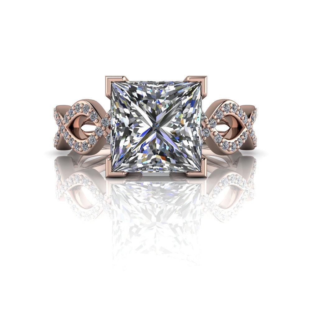 14kt rose gold Engagement Ring Bel Viaggio Designs, LLC