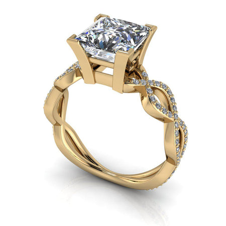 10kt rose gold Engagement Ring Bel Viaggio Designs, LLC