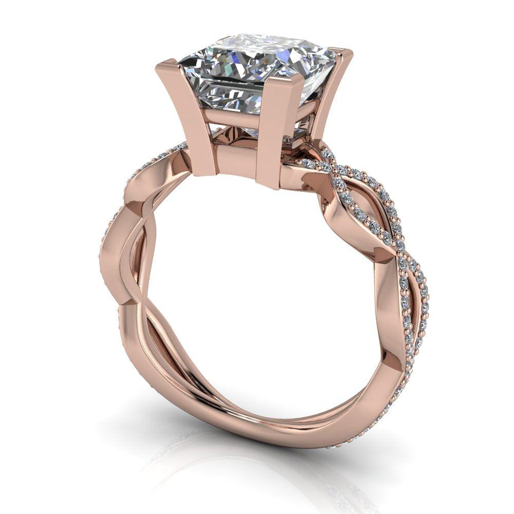 10kt rose gold Engagement Ring Bel Viaggio Designs, LLC