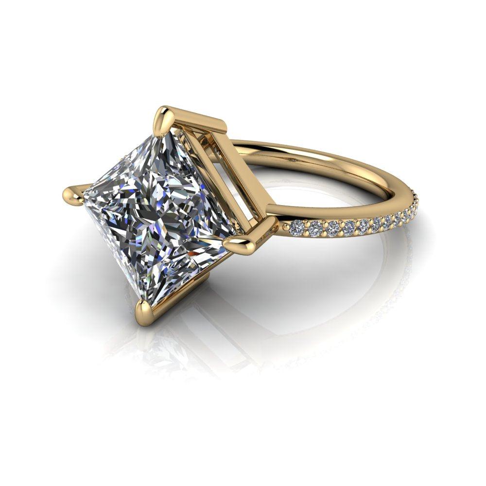 10kt yellow gold Engagement Ring Bel Viaggio Designs, LLC