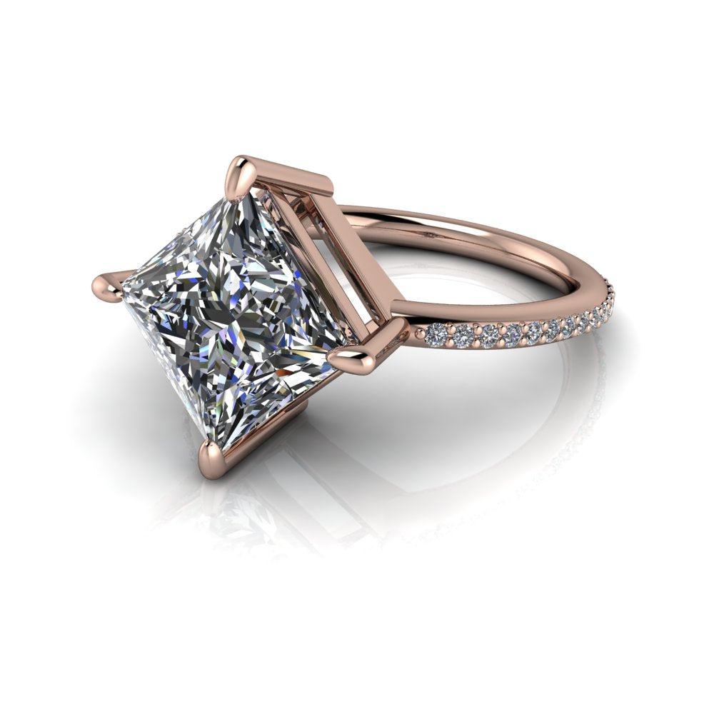 10kt rose gold Engagement Ring Bel Viaggio Designs, LLC