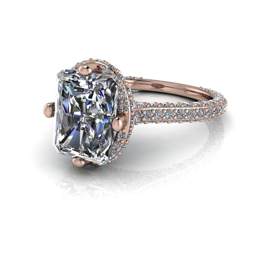 14 kt rose gold Engagement Ring Bel Viaggio Designs, LLC